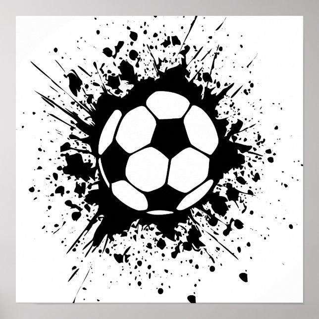 soccer splatz poster (Front)
