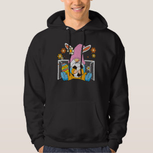 Soccer Sport Bunny Gnome Egg Hunting Happy Easter  Hoodie