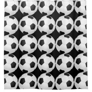 Soccer Sports Athlete Shower Curtain