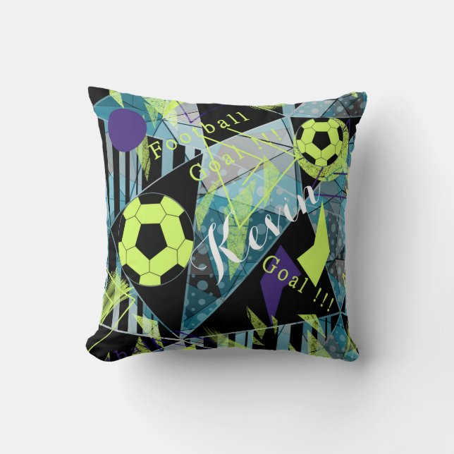 soccer sports ball game cushion (Front)