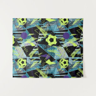 soccer sports ball game tapestry