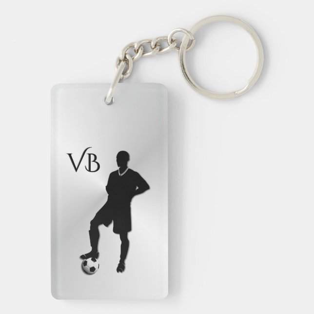 Soccer  / Sports Design Key Ring (Back)