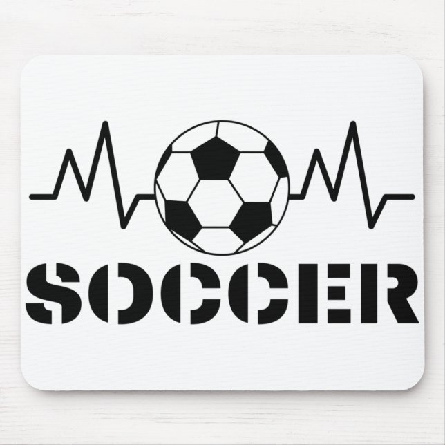 Soccer sports mouse pad (Front)