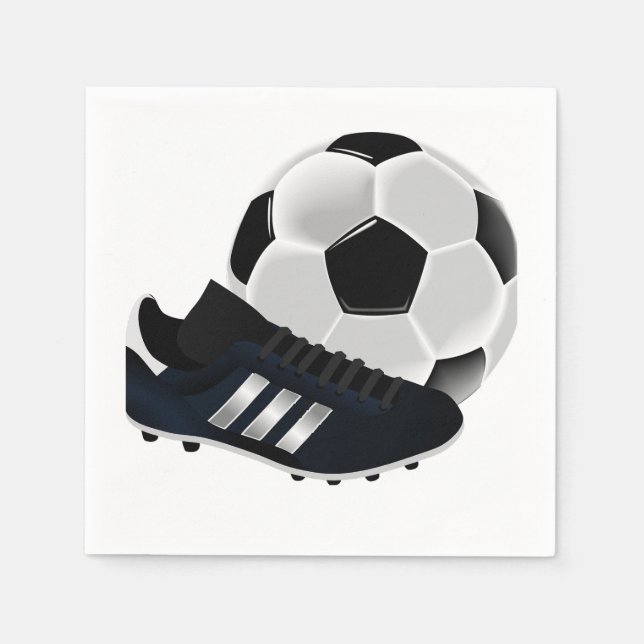 Soccer Sports Napkin (Front)
