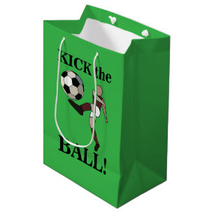 Soccer Sports Player Coach Birthday Medium Gift Bag