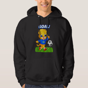 Soccer  Sports Player Lucas Playing Soccer Hoodie