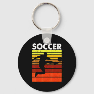 Soccer Sports Retro Vintage Soccer Player T Shirt  Key Ring