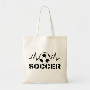 Soccer sports tote bag