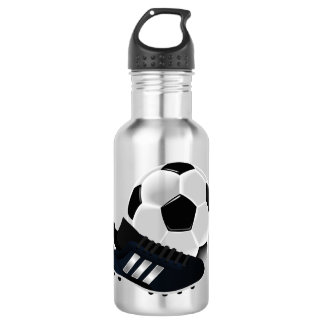 Soccer  stainless steel water bottle