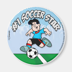 Soccer Star Magnet