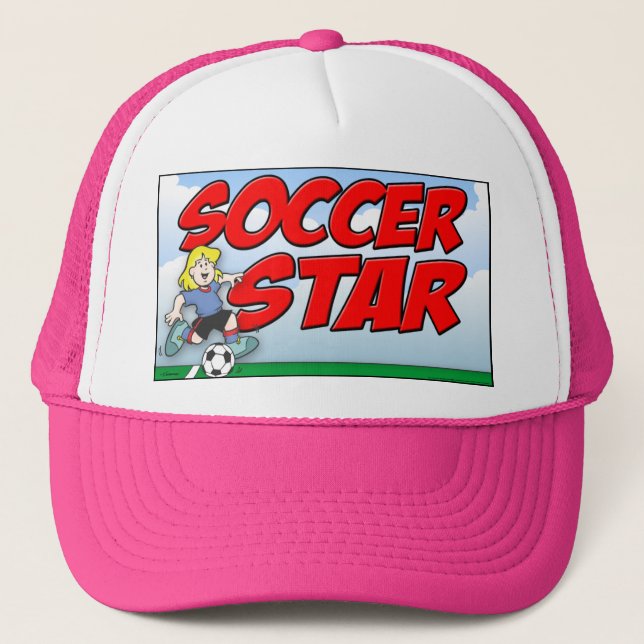 Soccer Star Trucker Hat (Front)
