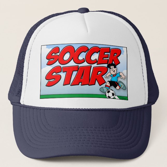 Soccer Star Trucker Hat (Front)