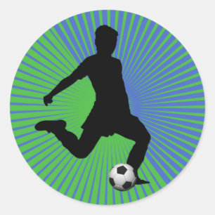 Soccer Sticker - Boy Green
