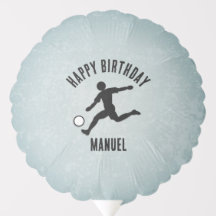 Soccer Striker Scoring Goal Boys or Men's Birthday