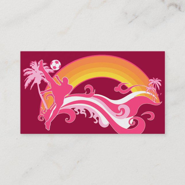 soccer summerscene business card (Front)