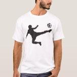 Soccer T-Shirt<br><div class="desc">Created by Magicalview for Zazzle.  ADD your own logo, slogan or team name to this design.</div>