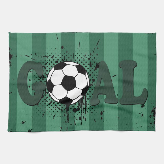 Soccer Tea Towel (Horizontal)
