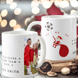 Soccer Team Coach MVP Santa Christmas Coffee Mug
