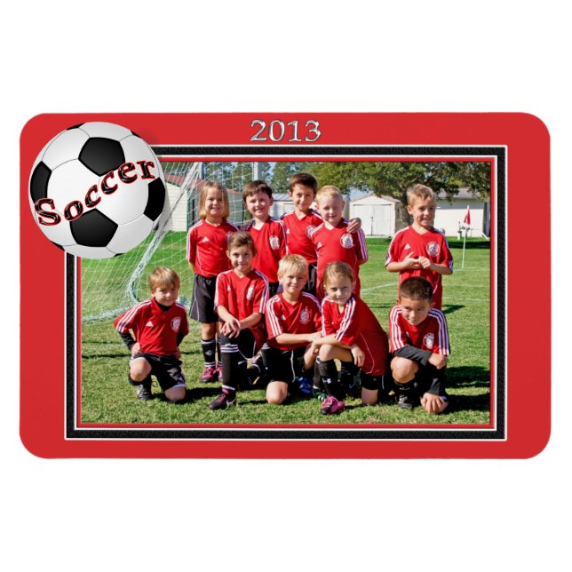 Soccer Team Connor Magnet (Horizontal)