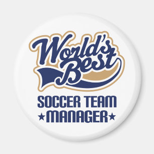 Soccer Team Manager Gift Magnet