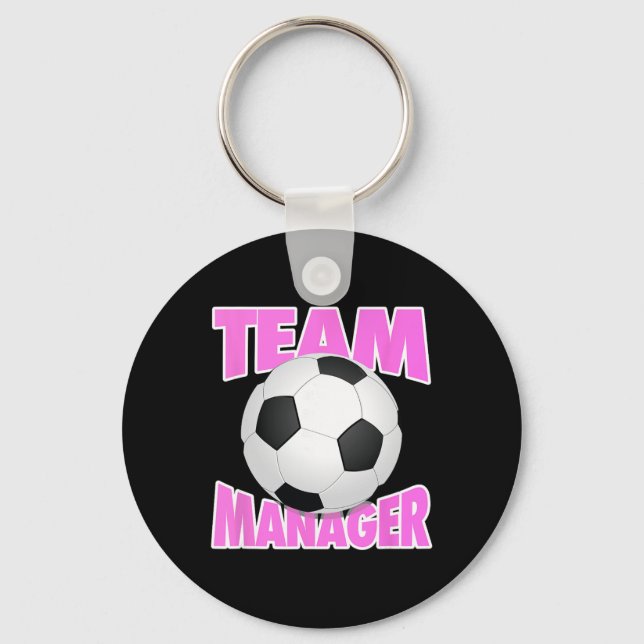 Soccer Team Manager, Soccer Ll Graphic  Key Ring (Front)