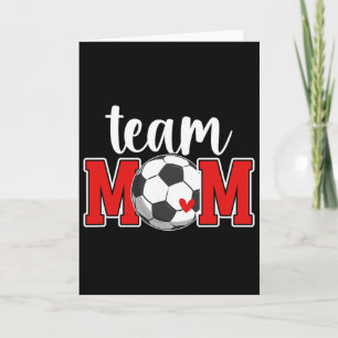 Soccer Team Mum Appreciation Soccer Team Mama Card