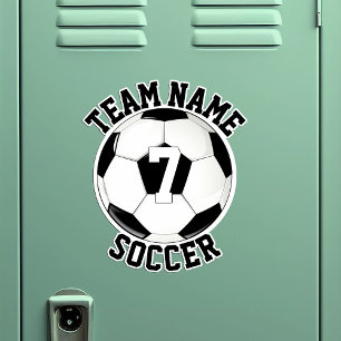Soccer Team Name & Player Number Custom Sports