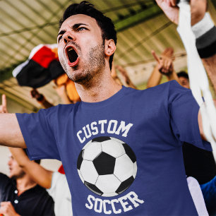 Soccer Team, Player & Jersey Number Men's T-shirt