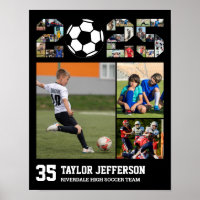 Soccer Team Senior Class of 2025 Photo Collage