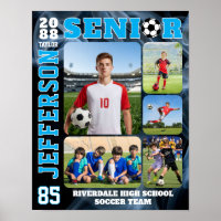 Soccer Team Senior Game Day Photo Collage