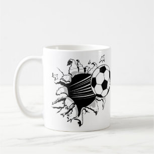 Soccer Tearout Coffee Mug