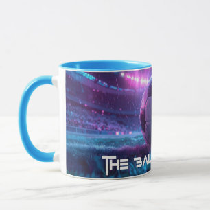 SOCCER - THE BALL IS ROUND - FOOTBALL MUG