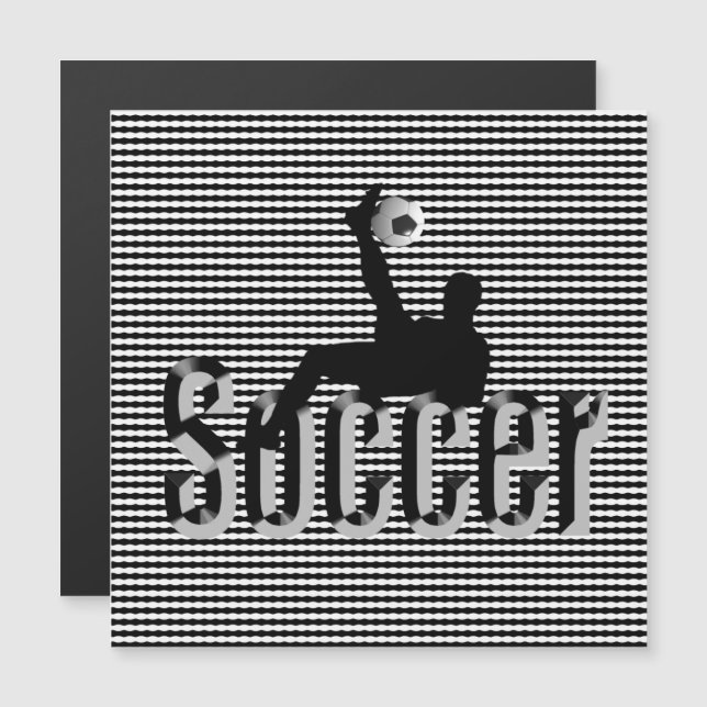 Soccer The Game, Magnetic Card (Front/Back)