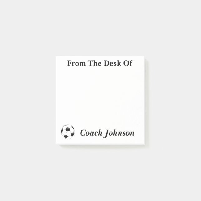 Soccer Themed Notes (Front)