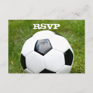 Soccer Themed RSVP Card