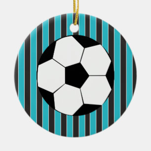 Soccer Time Ceramic Tree Decoration