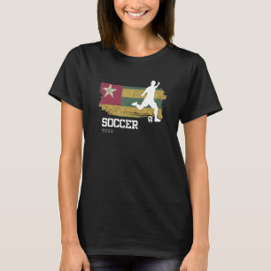 Soccer Togo Flag Football Team Soccer Player   T-Shirt