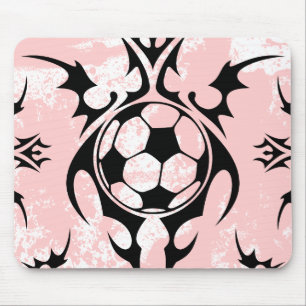 soccer. tribal. mouse pad