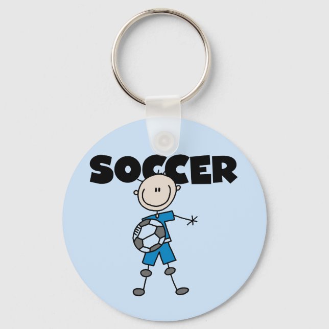 SOCCER Tshirts and Gifts Key Ring (Front)
