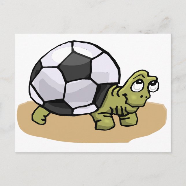 Soccer (Turtle) Postcard (Front)