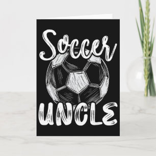Soccer Uncle For Men Family Matching Team Player S Card
