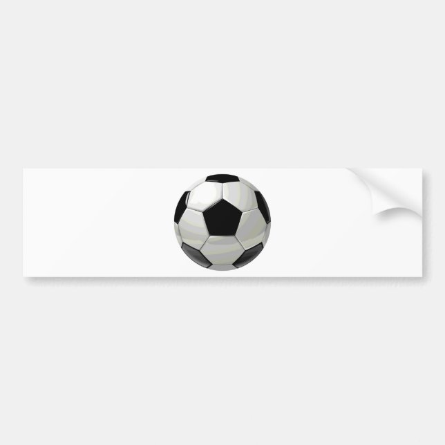 Soccer Unique Artwork Bumper Sticker (Front)
