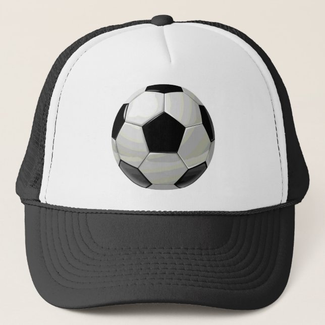 Soccer Unique Artwork Trucker Hat (Front)