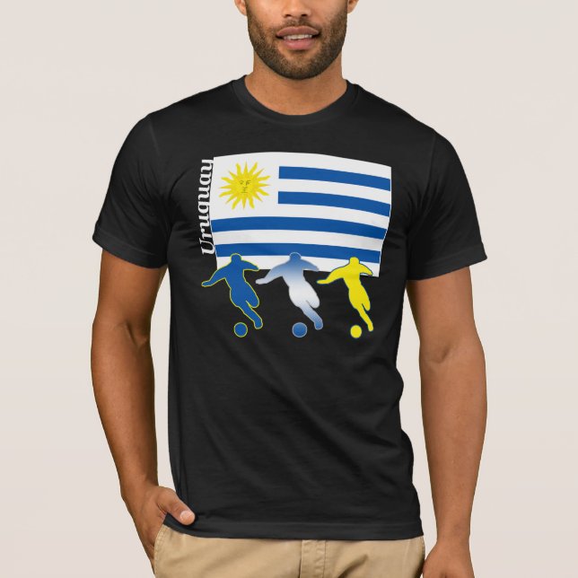 Soccer Uruguay Dark T-Shirt (Front)