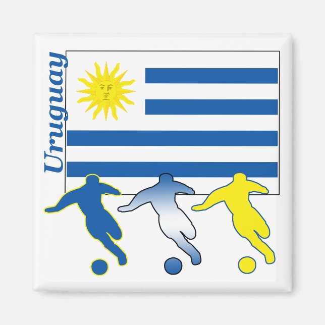 Soccer Uruguay Magnet (Front)