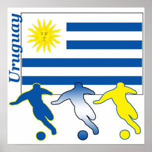 Soccer Uruguay Poster