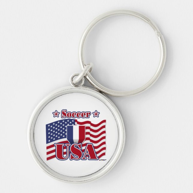 Soccer USA Key Ring (Front)
