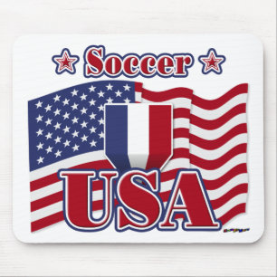 Soccer USA Mouse Pad