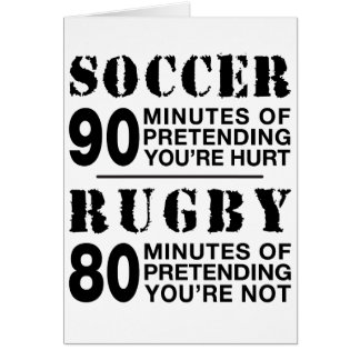 Soccer vs Rugby