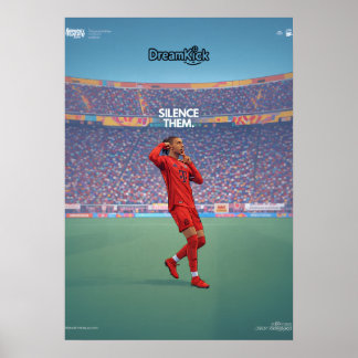 Soccer Wall Art – “Silence Them” Inspirational